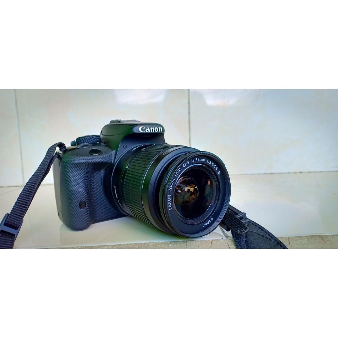 jual kamera canon eos 100d second mulus