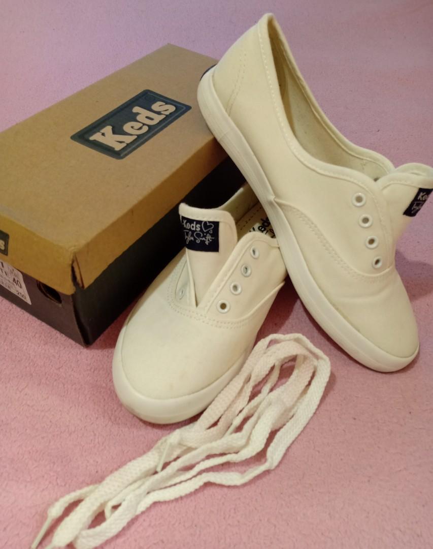 Keds off top white