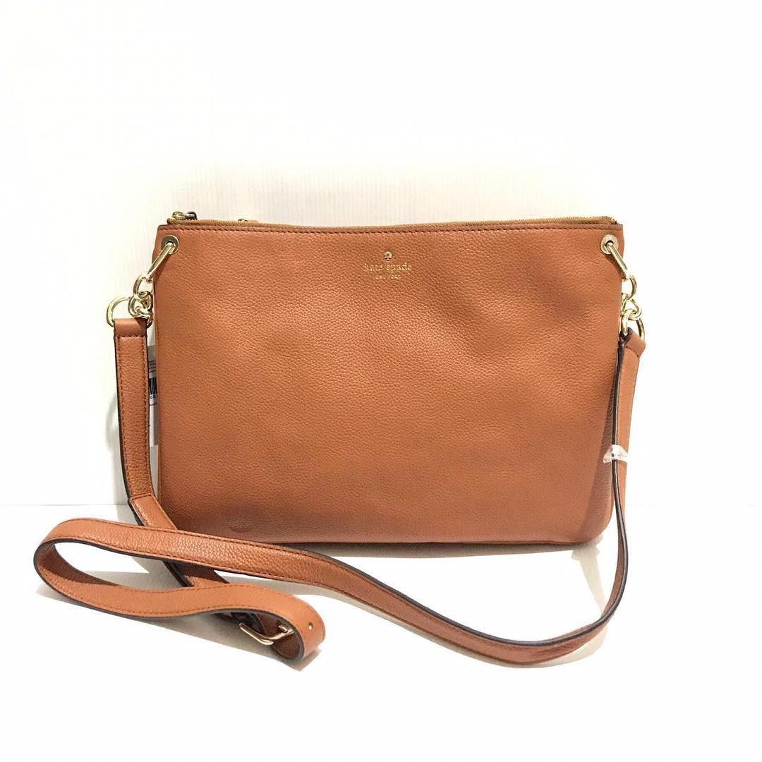 KS madelyne large larchmont avenue waemcognac sz 30x21x2 Barang