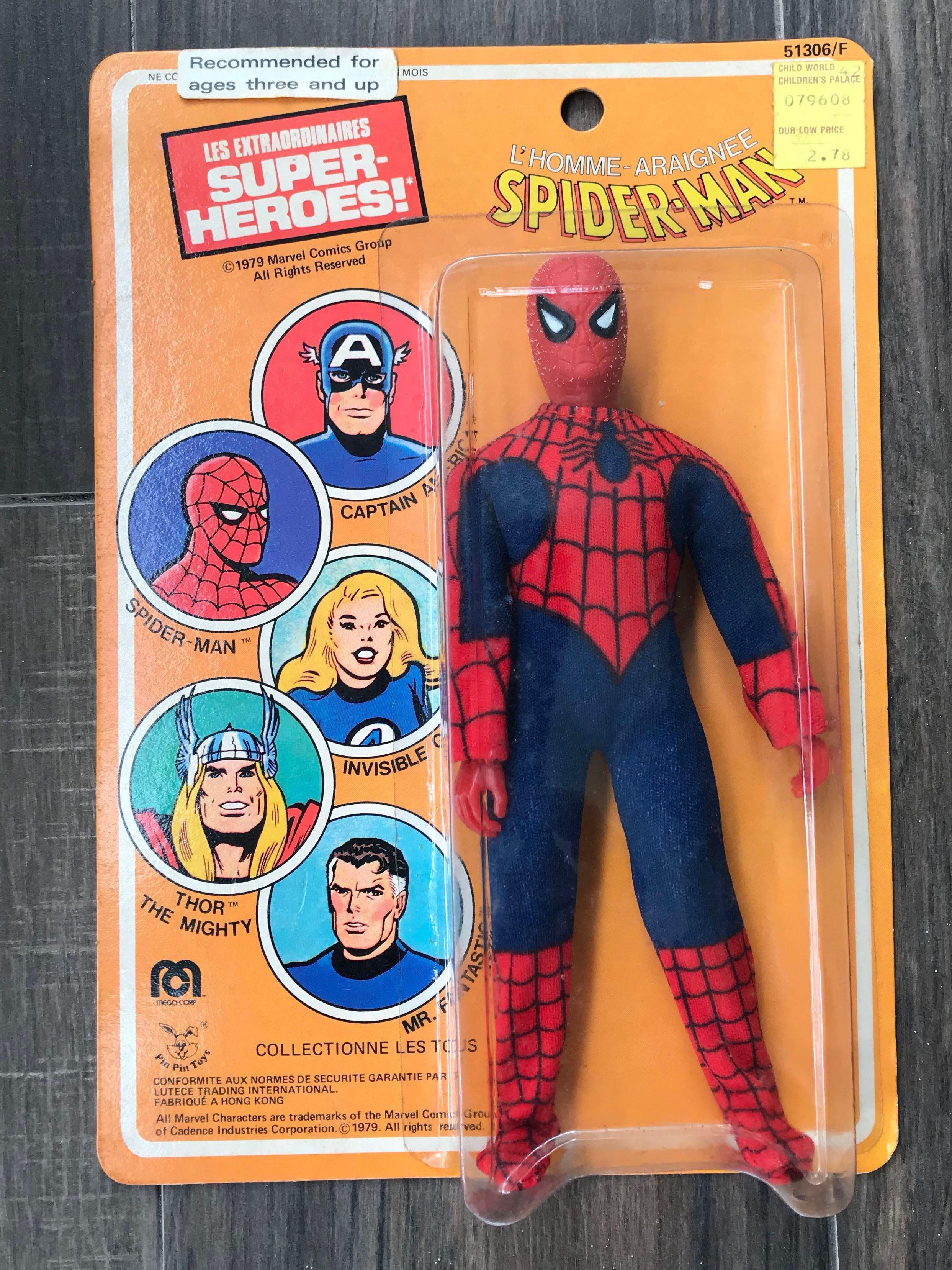 spiderman mego