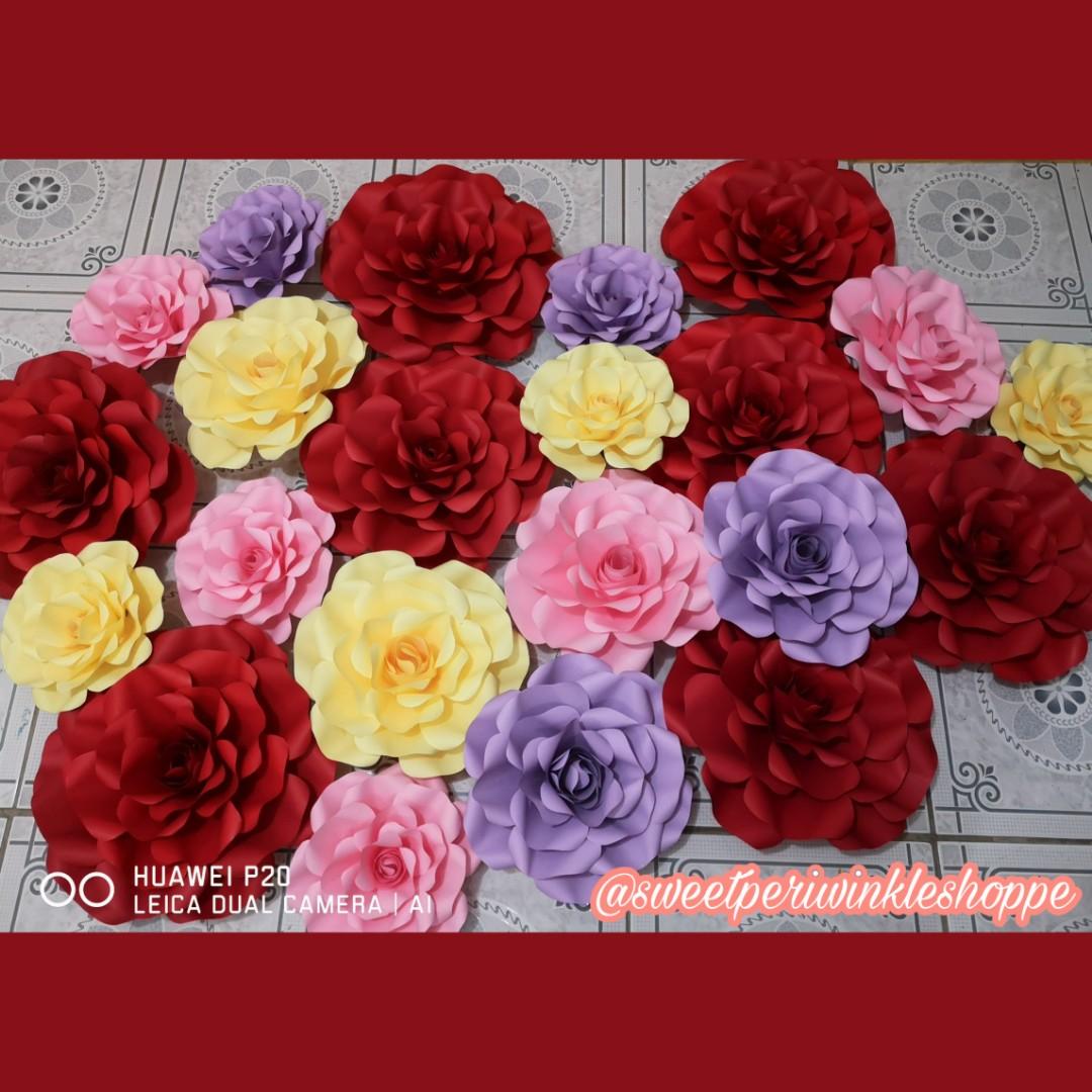 MTO Rose Center Paper Flowers (Category: Flowers & Bouquets) located in Taguig. Submitted by sweetperiwinkleshoppe (Listing ID 215793057, Image 1). Description: 🌹rose type center: • 6" - 30php • 8" - 40php •10" - 50php •12" - 60php •14" - 80php •16" - 90php 🌹rose type center all gold: • 6" - 40php • 8" - 50php •10" - 60php •12" - 70php •14" - 90php •16" - 120php 🌹rose type center Rainbow Pastel: • 6" - 35php • 8" - 45php •10" - 55php •12" - 65