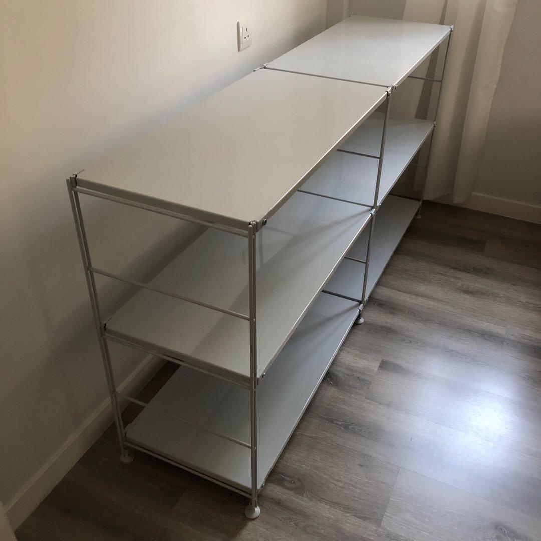 Muji SuS shelf, grey, 傢俬＆家居, 傢俬, 書櫃、櫃子及架 Carousell