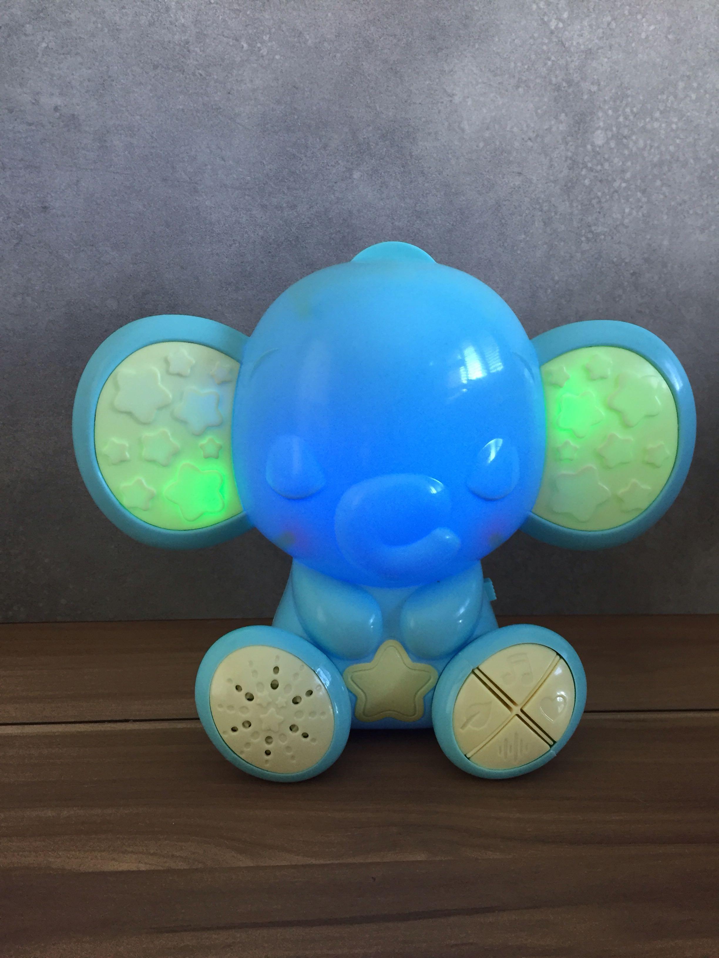 Night Light Baby For Children Soother Elephant Toy Dimmer Lamp
