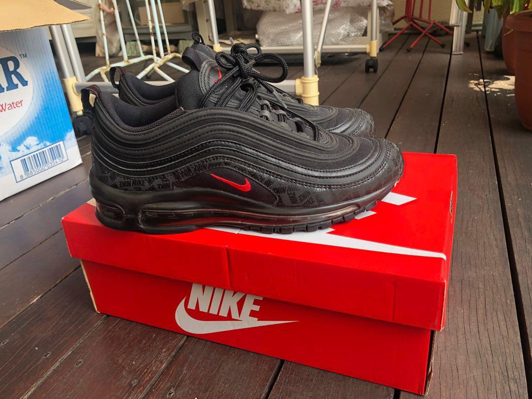 black and red 97s mens