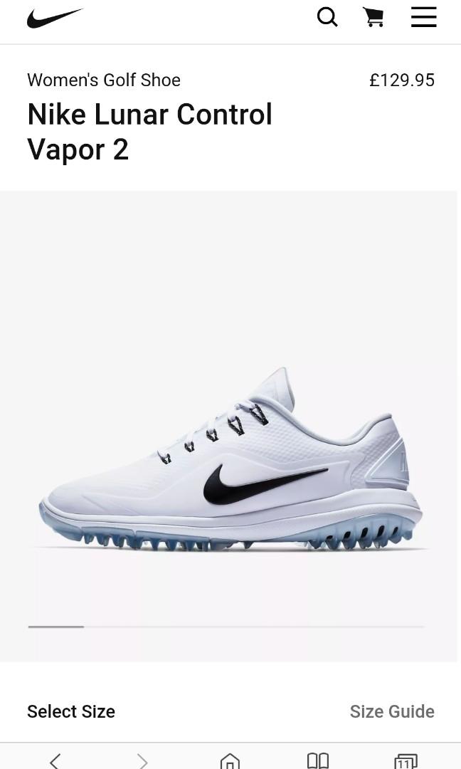 nike golf shoes size chart