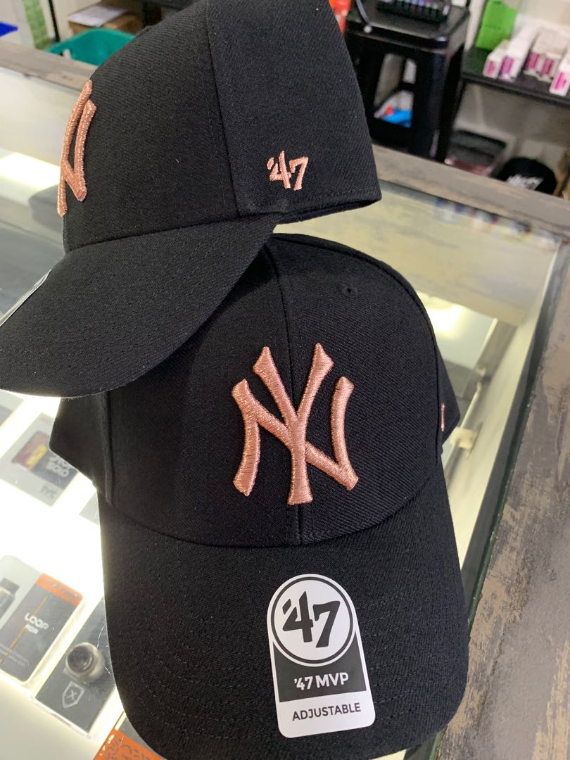 rose gold baseball cap