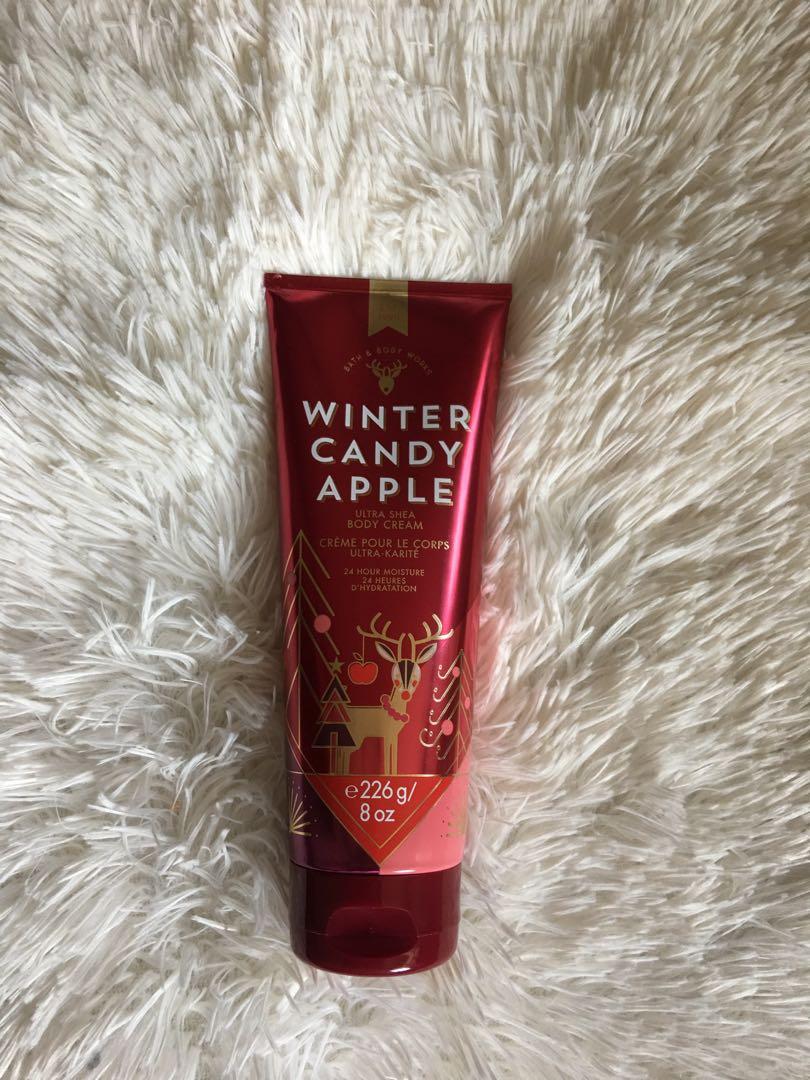 Original Bath Body Works Winter Candy Apple Cream Lotion Health