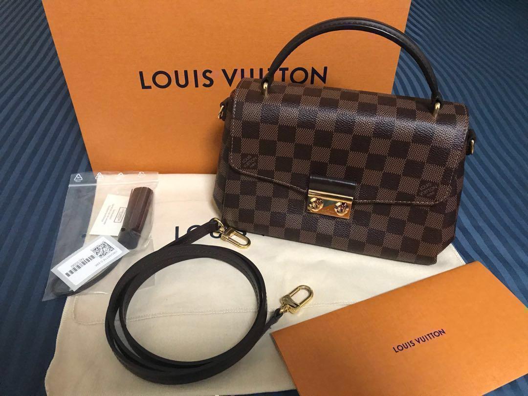 PRE-LOVED LOUIS VUITTON CROISETTE BAG , Women's Fashion, Bags & Wallets,  Cross-body Bags on Carousell