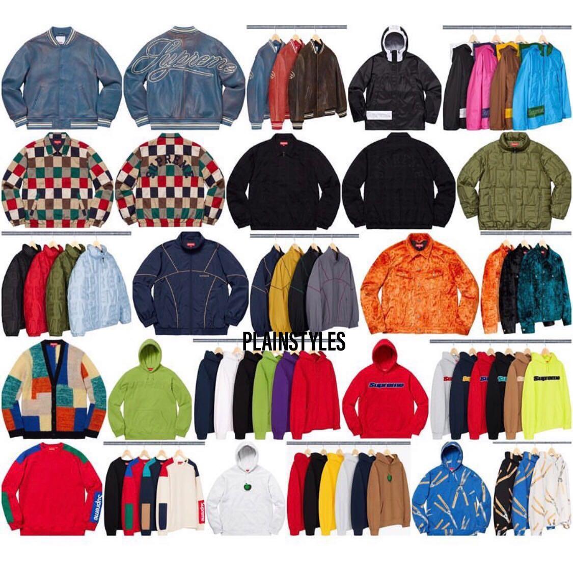 Preorder Week 1 Supreme SS19 Jacket Hoodie