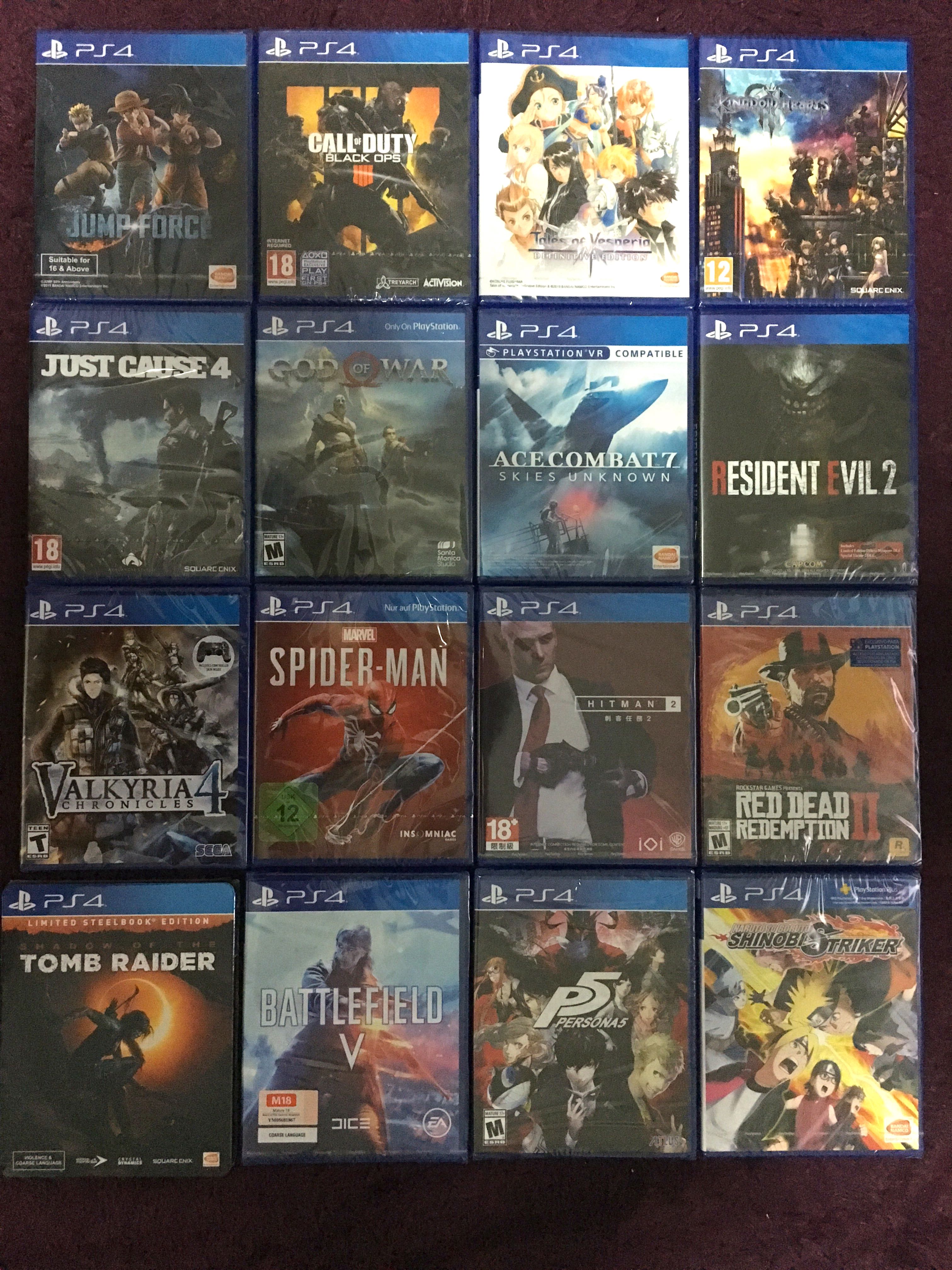 ps4 and games bundle