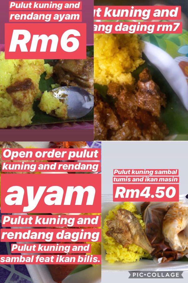 Pulut Kuning Delivery Food Drinks Packaged Snacks On Carousell
