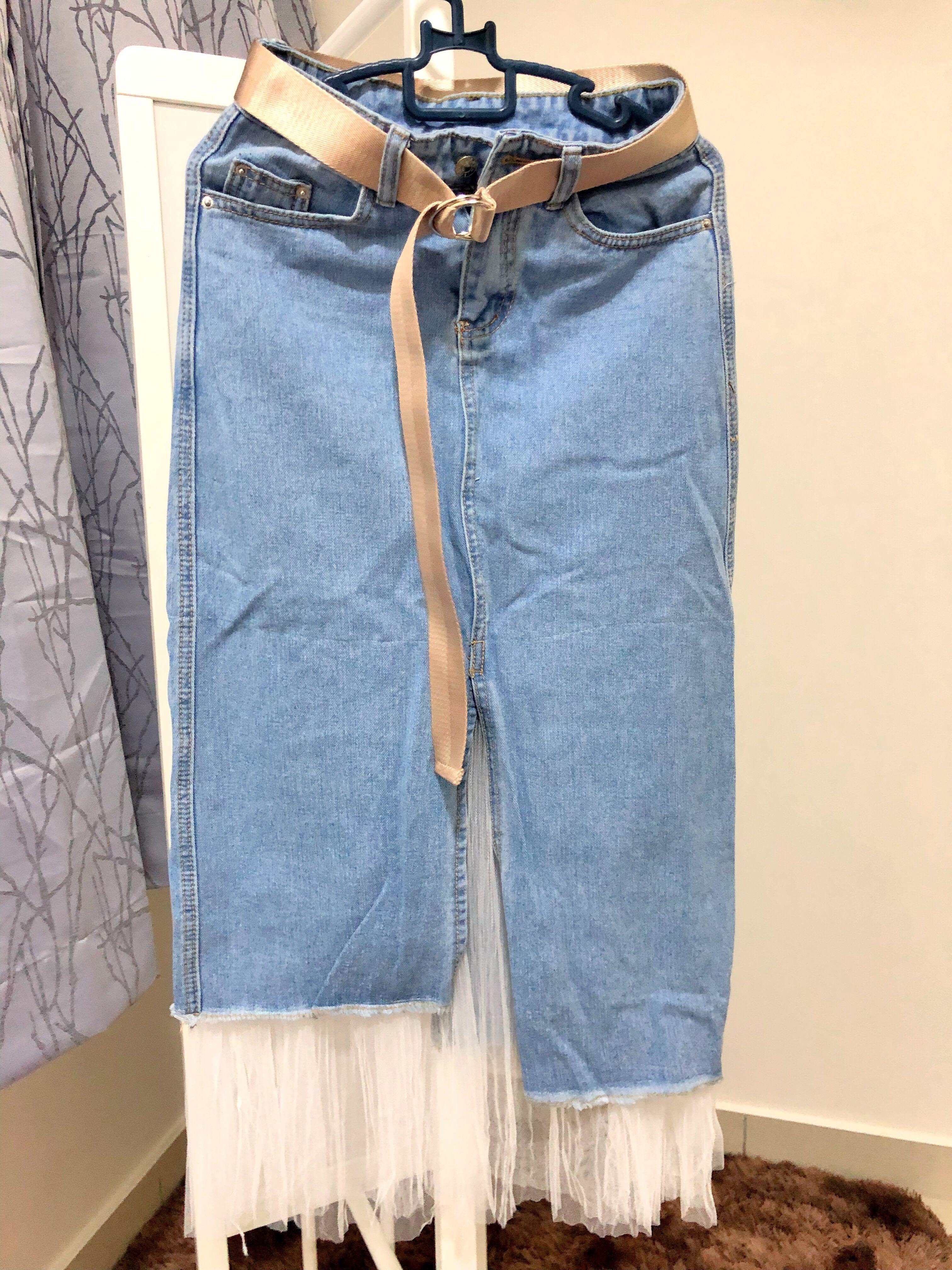 Jean tutu skirt on sale