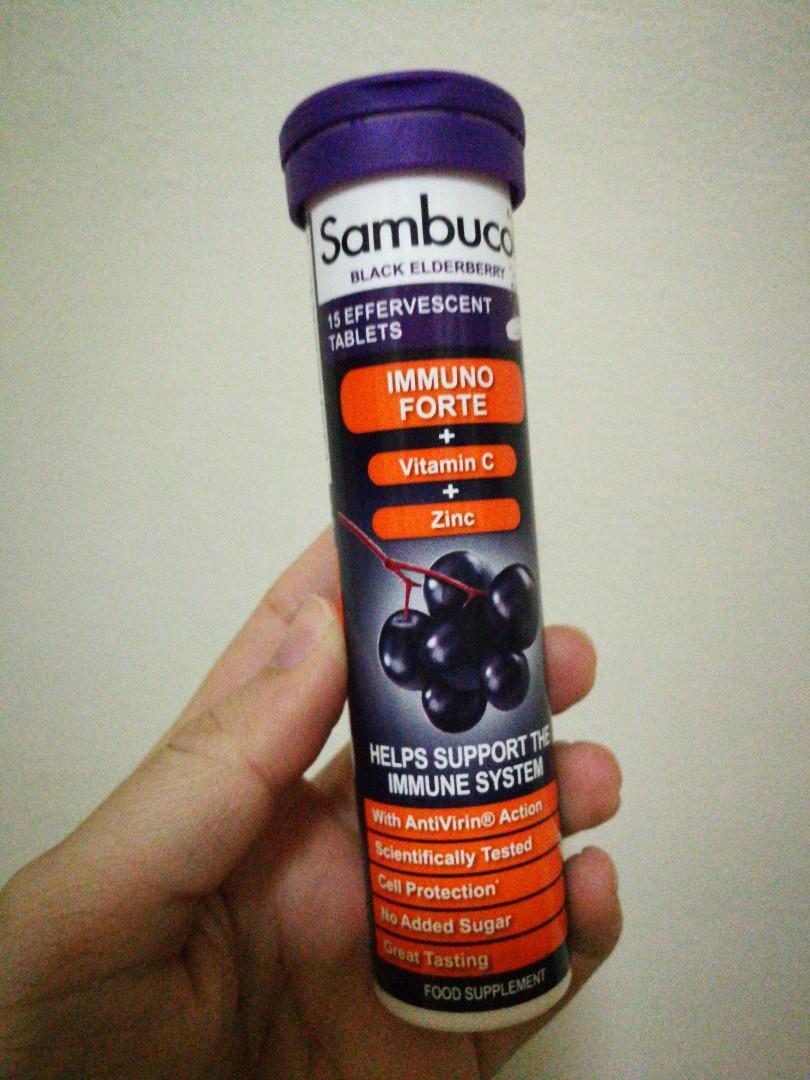 Sambucol Effervescent 15 Tablets Health Beauty Face Skin Care On Carousell