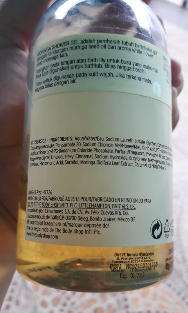 Shower Gel / Sabun Mandi MORINGA Body Shop