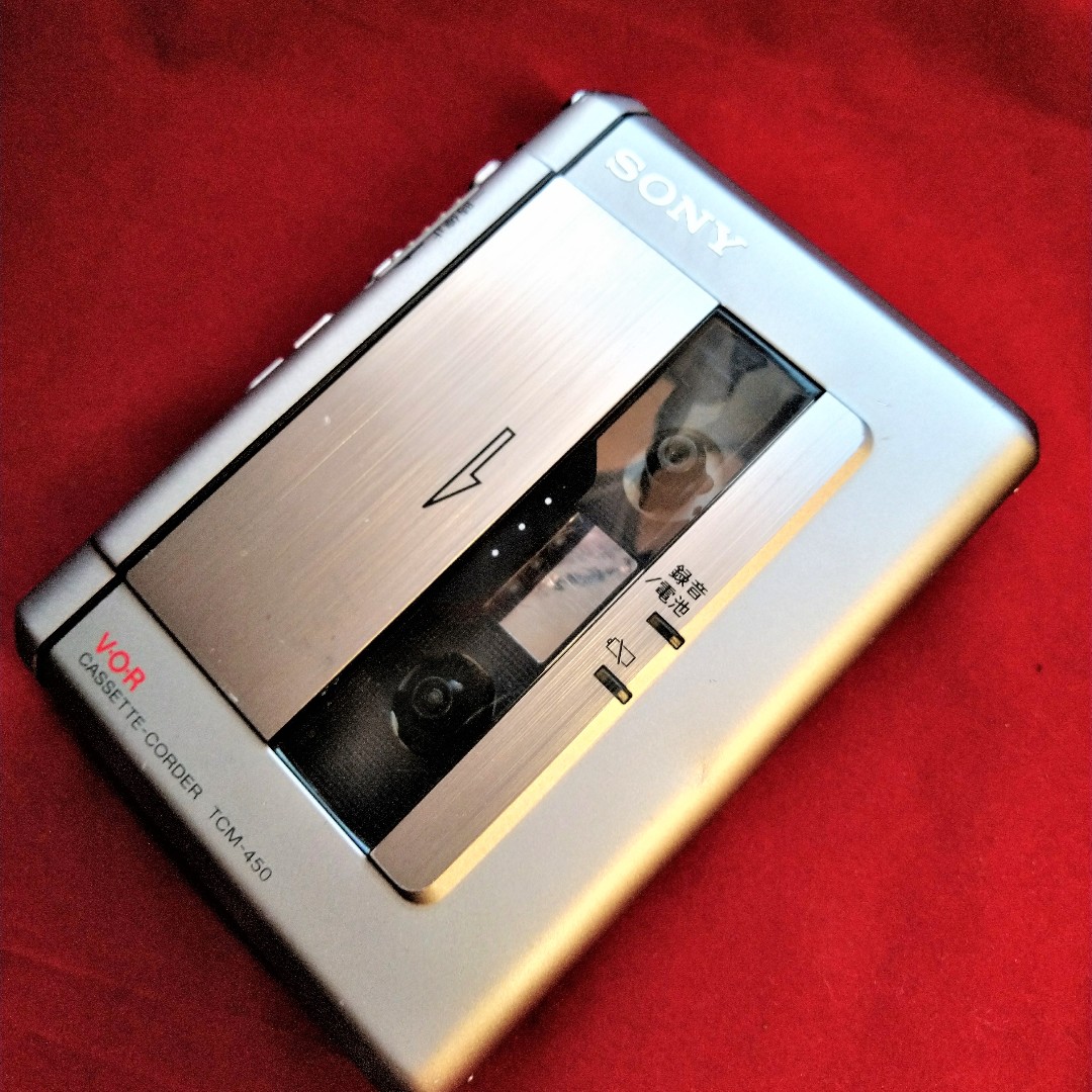 Sony TCM 450 VOR Portable Cassette Recorder. Japan, Audio, Portable