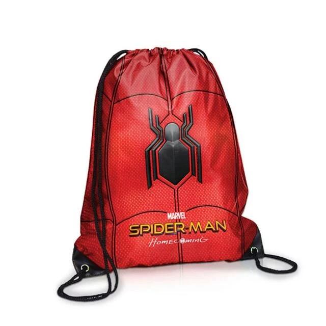 spiderman drawstring bag