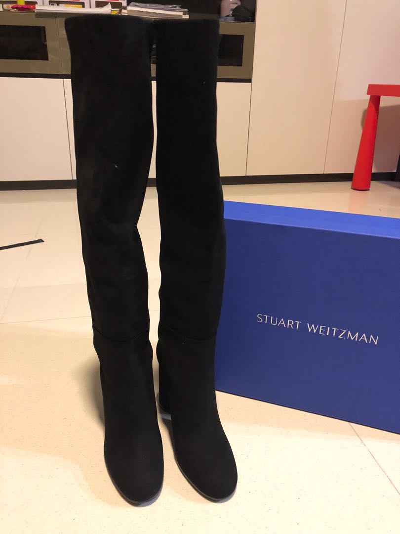 Stuart Weitzman Eloise 95 suede boots 