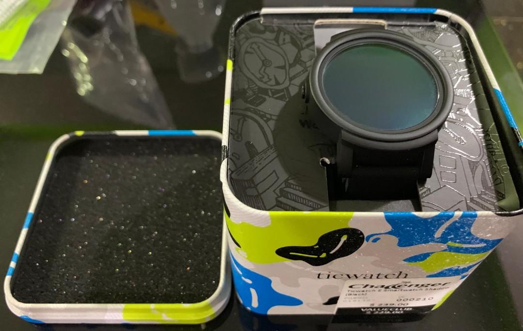 ticwatch e shadow black