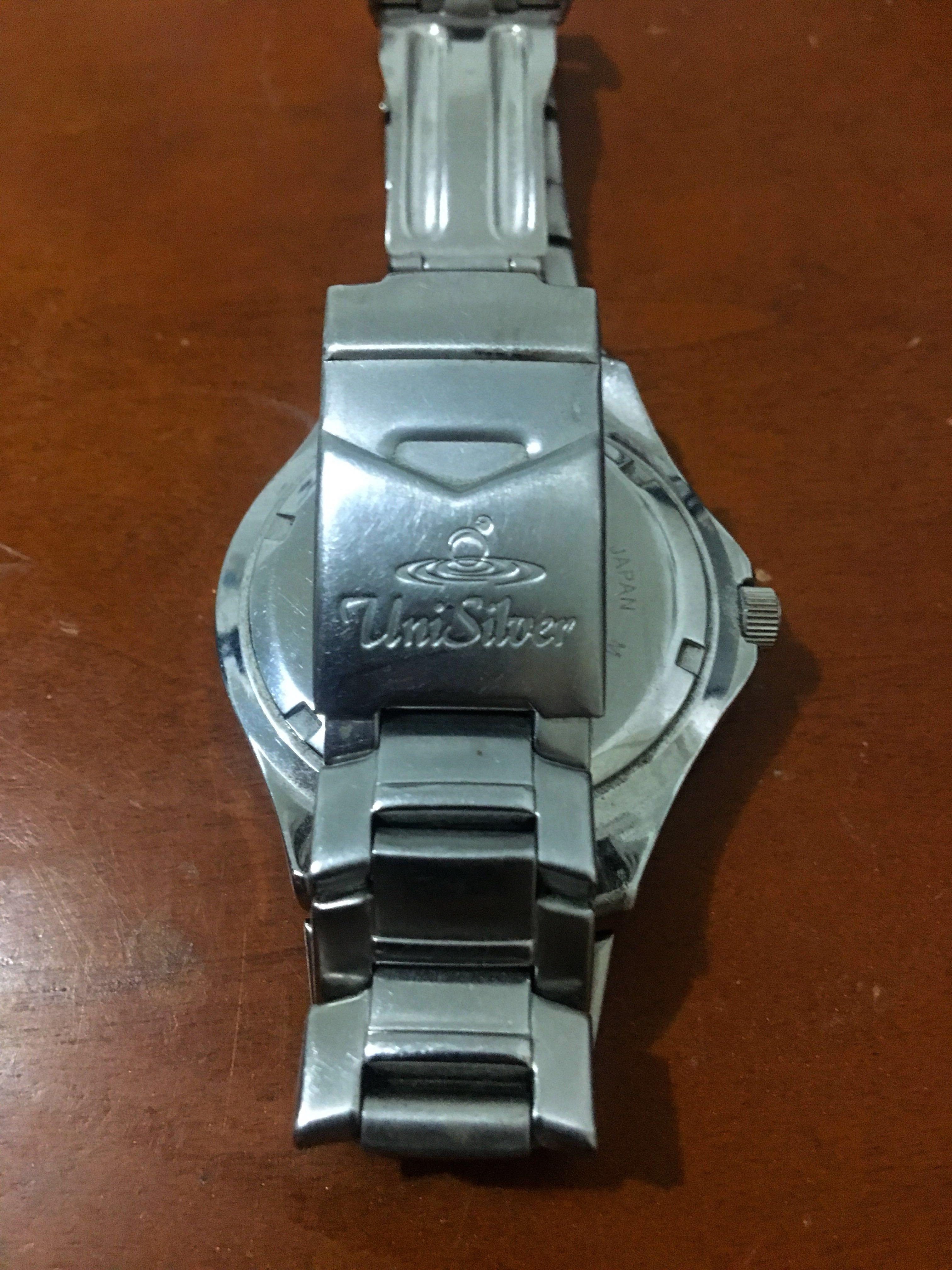 Unisilver Watch for Men w free sofie paris watch Men s Fashion