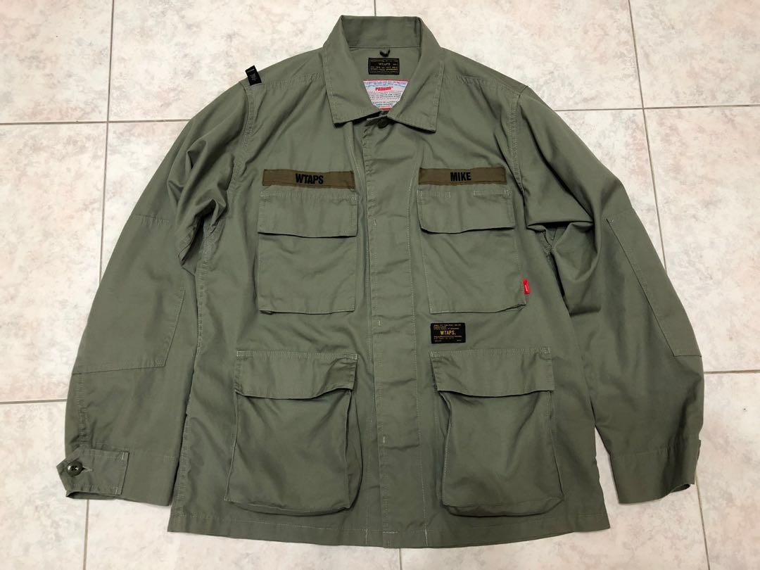 Wtaps 16ss jungle ls shirt 4袋余文樂著用, 女裝, 上衣, T-shirt 