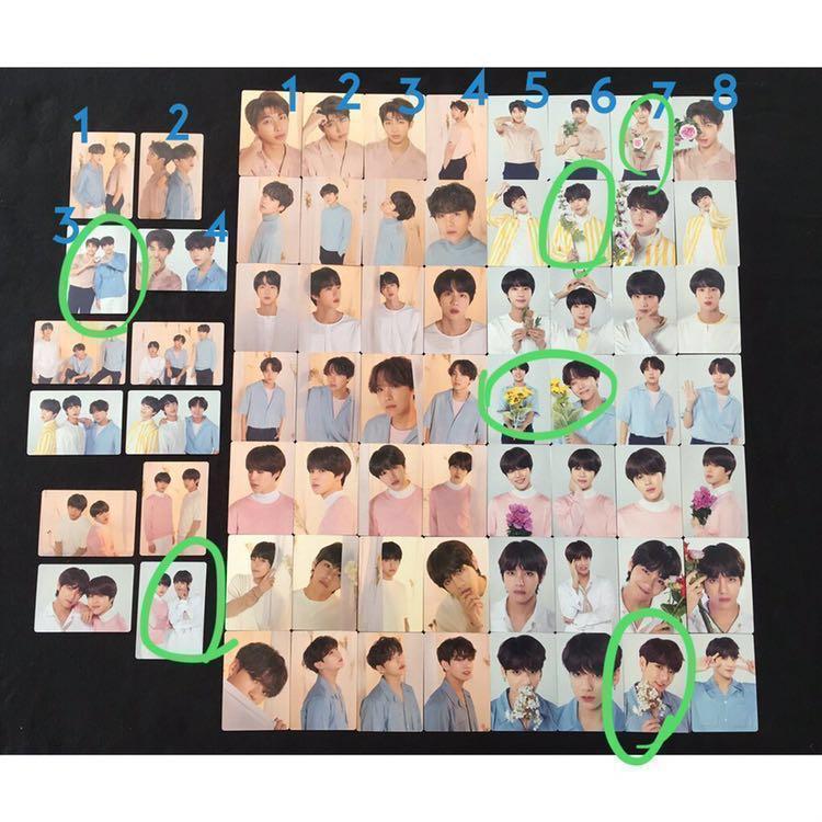 BTS V Love Yourself World Tour Mini Photocard 3/8 BTS WORLD
