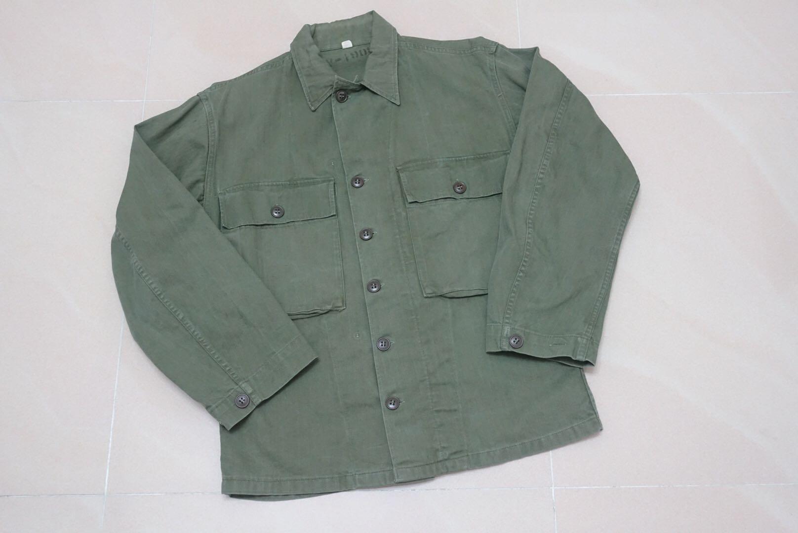 WWII-late 40s US Army HBT jacket, 男裝, 外套及戶外衣服- Carousell