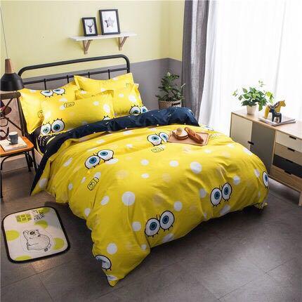 6 In 1 Spongebob Comforter Set Home Furniture Home Decor