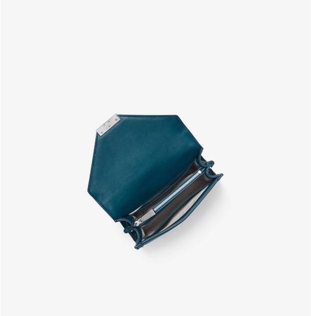 luxe teal michael kors wallet