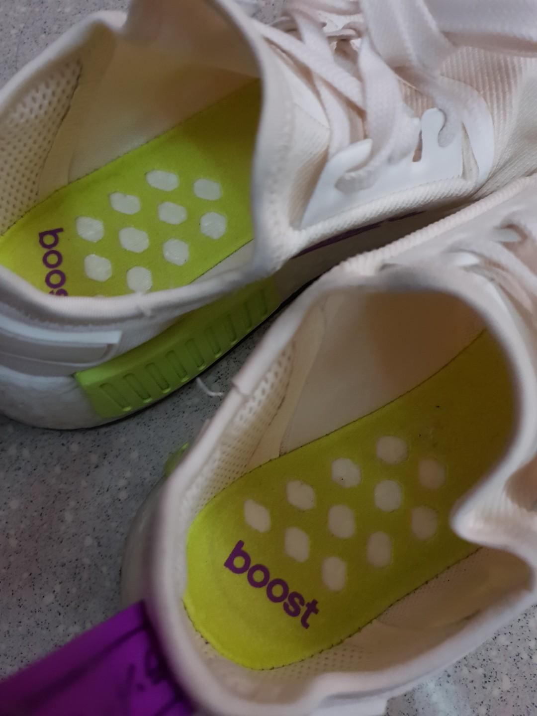 ADIDAS NMD GREEN PURPLE, Men's Fashion 
