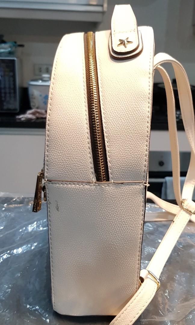 Leather backpack Meli Melo White in Leather - 24590303