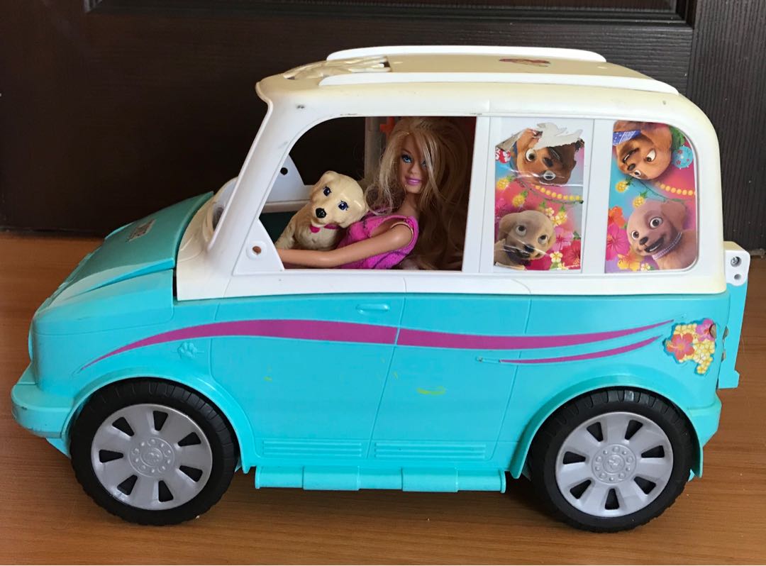 barbie pet mobile