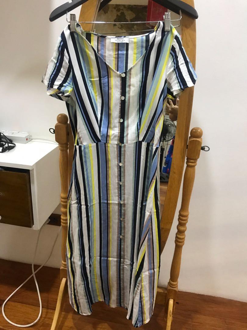 bershka maxi dress