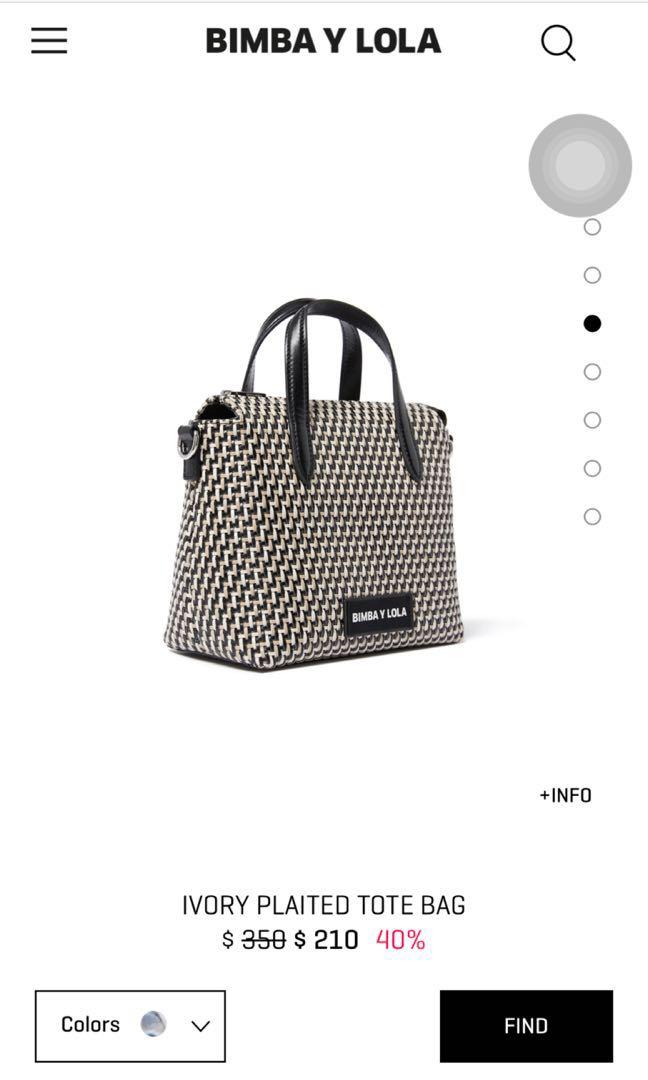 bimba y lola tote bag