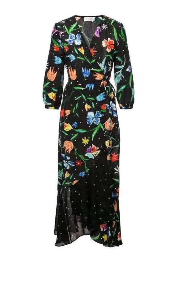 RIXO NOLEEN TIGER PRINT