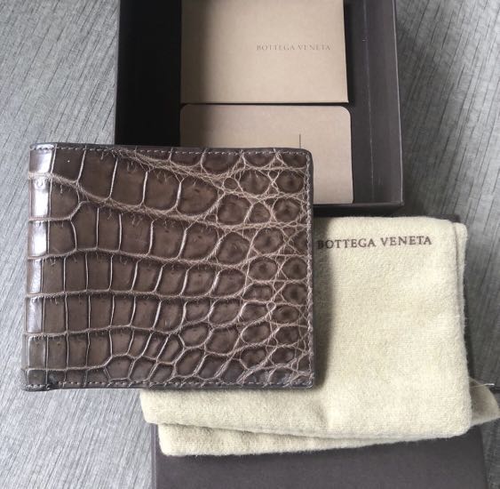 Bottega Veneta crocodile wallet Luxury Bags Wallets on Carousell