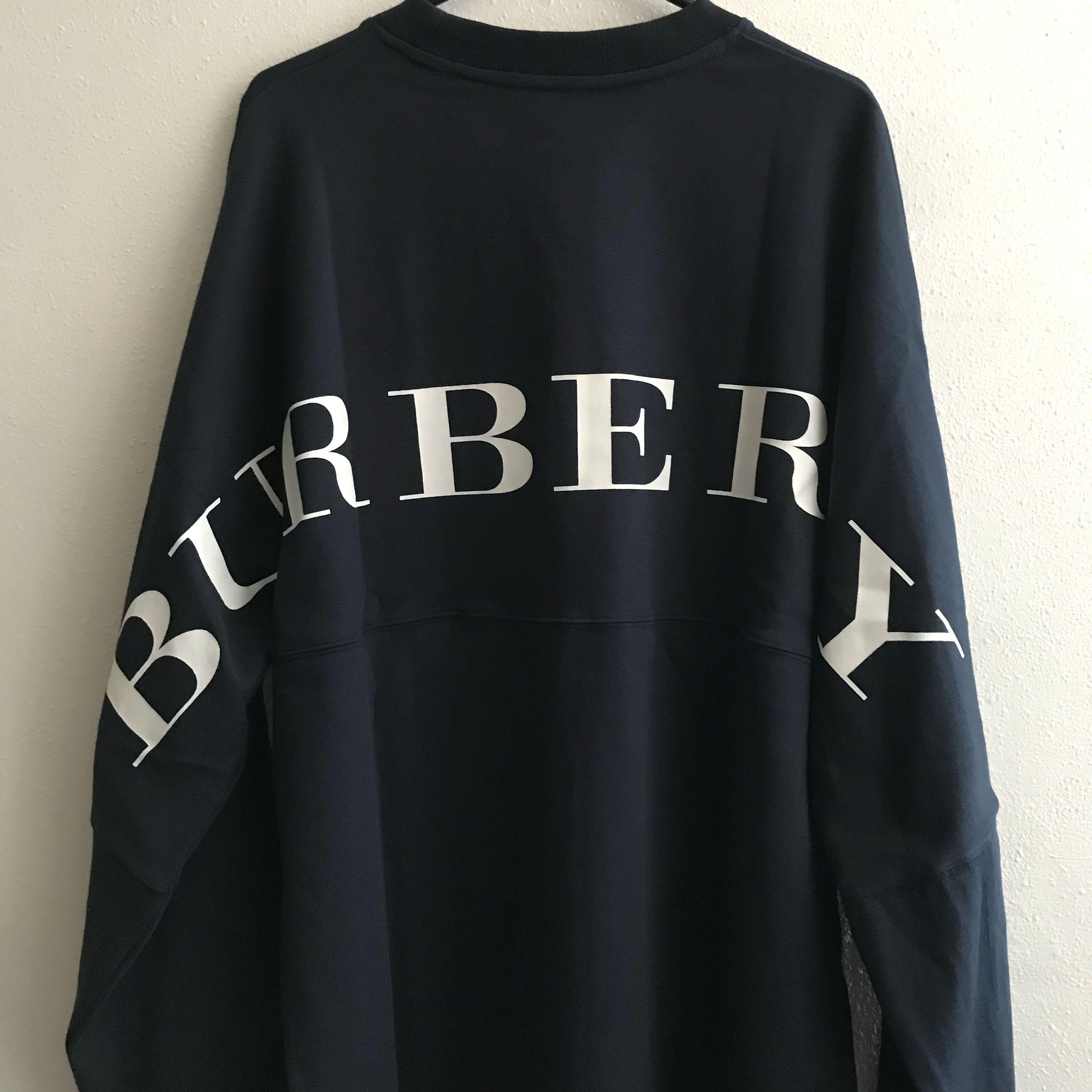 burberry navy sweater