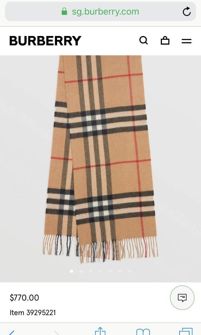 burberry scarf kids price