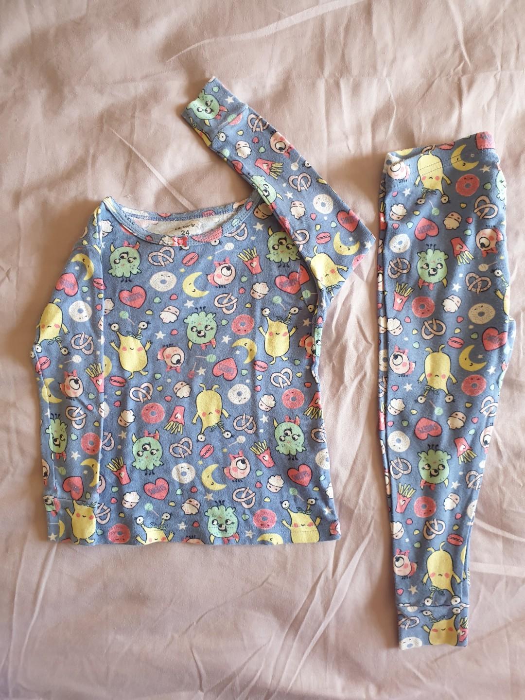 Summer Baby Clothes Terno Set 3 Carters Pajamas Babies Kids Babies Apparel On Carousell