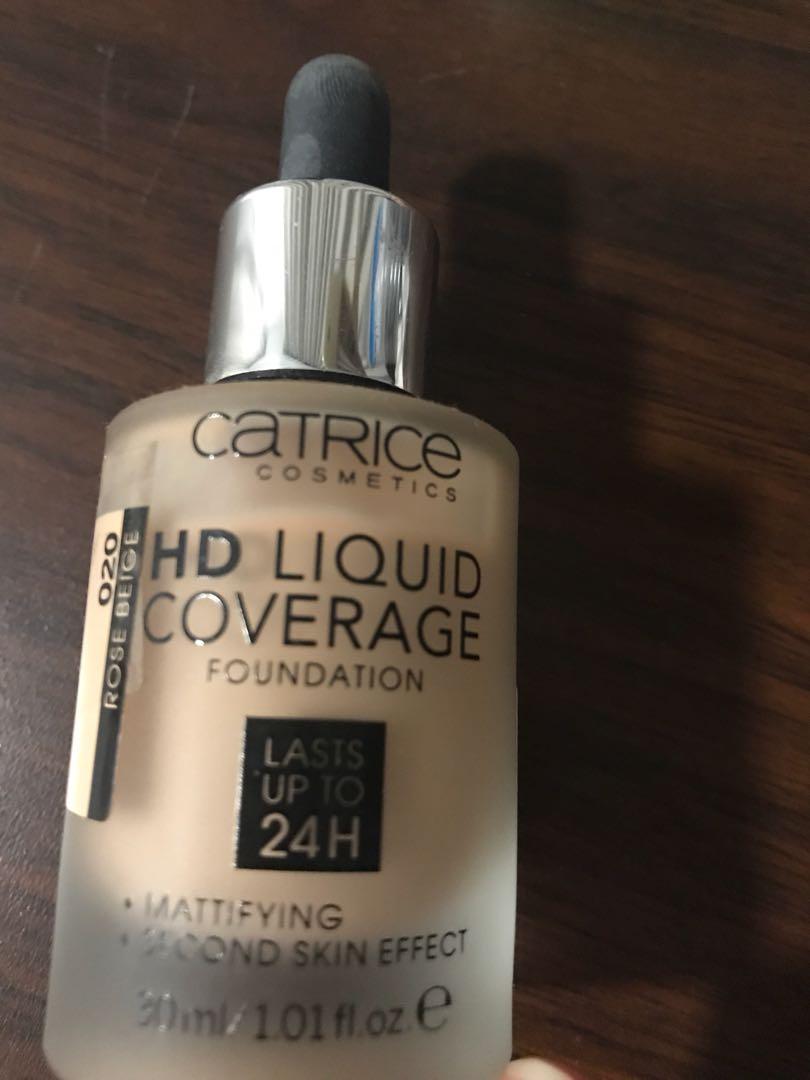 catrice hd liquid coverage foundation rose beige