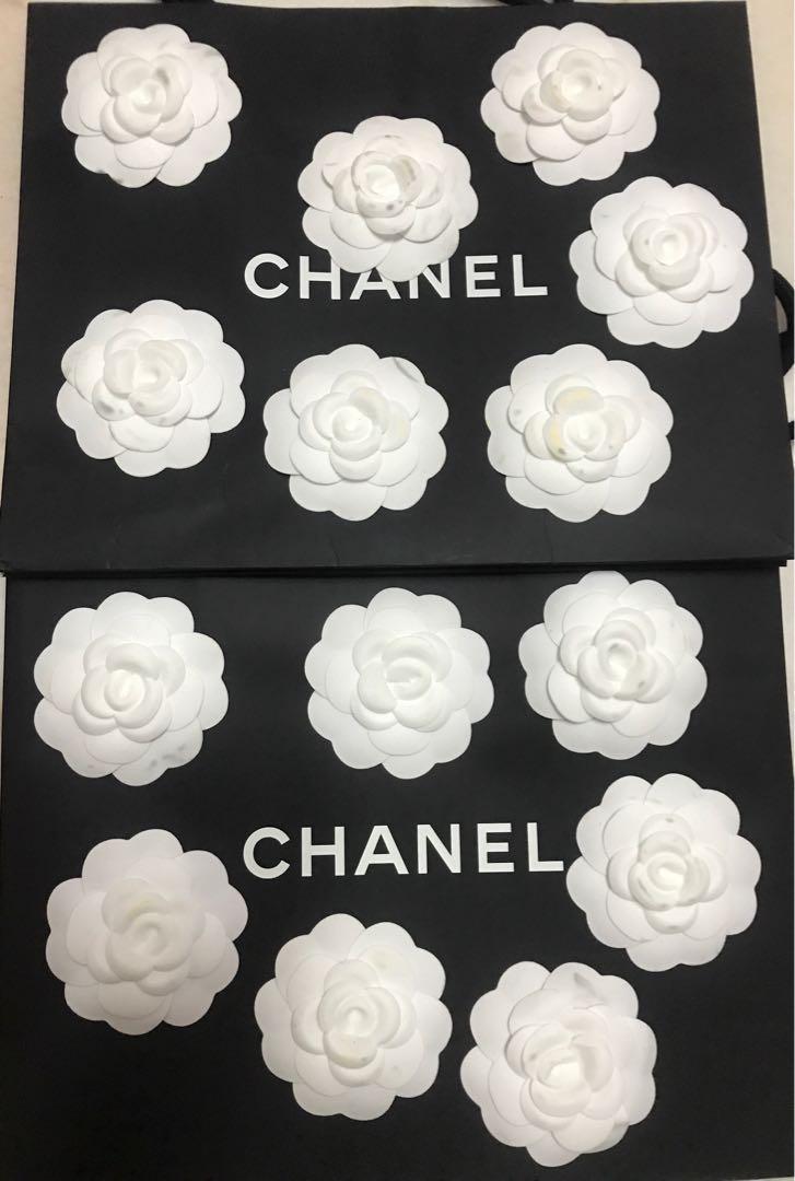 Chanel Camellia flower sticker, Women's Fashion, Bags & Wallets, Purses ...