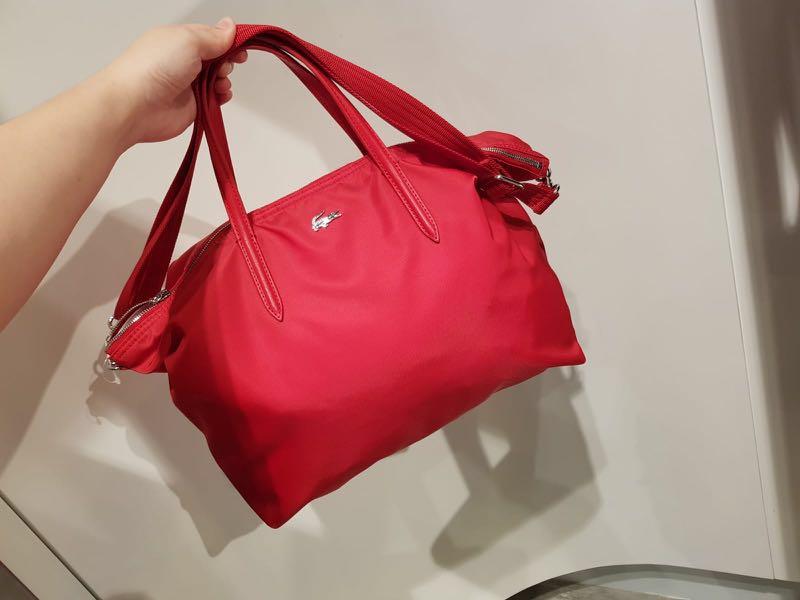 lacoste large shopping bag