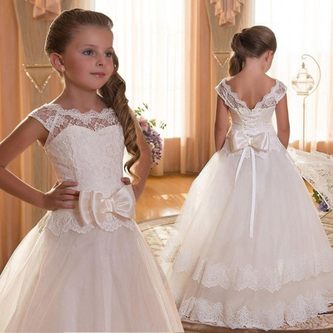 Flower Girl Dresses Princess Dresses Kids Girls Evening Dresses Birthday Dress New Many Colors Sizes Babies Kids Girls Apparel 4 To 7 Years On Carousell