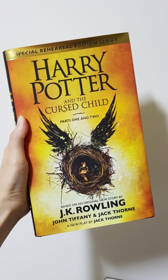 Harry Potter And The Cursed Child J K Rowling Books Stationery Fiction On Carousell