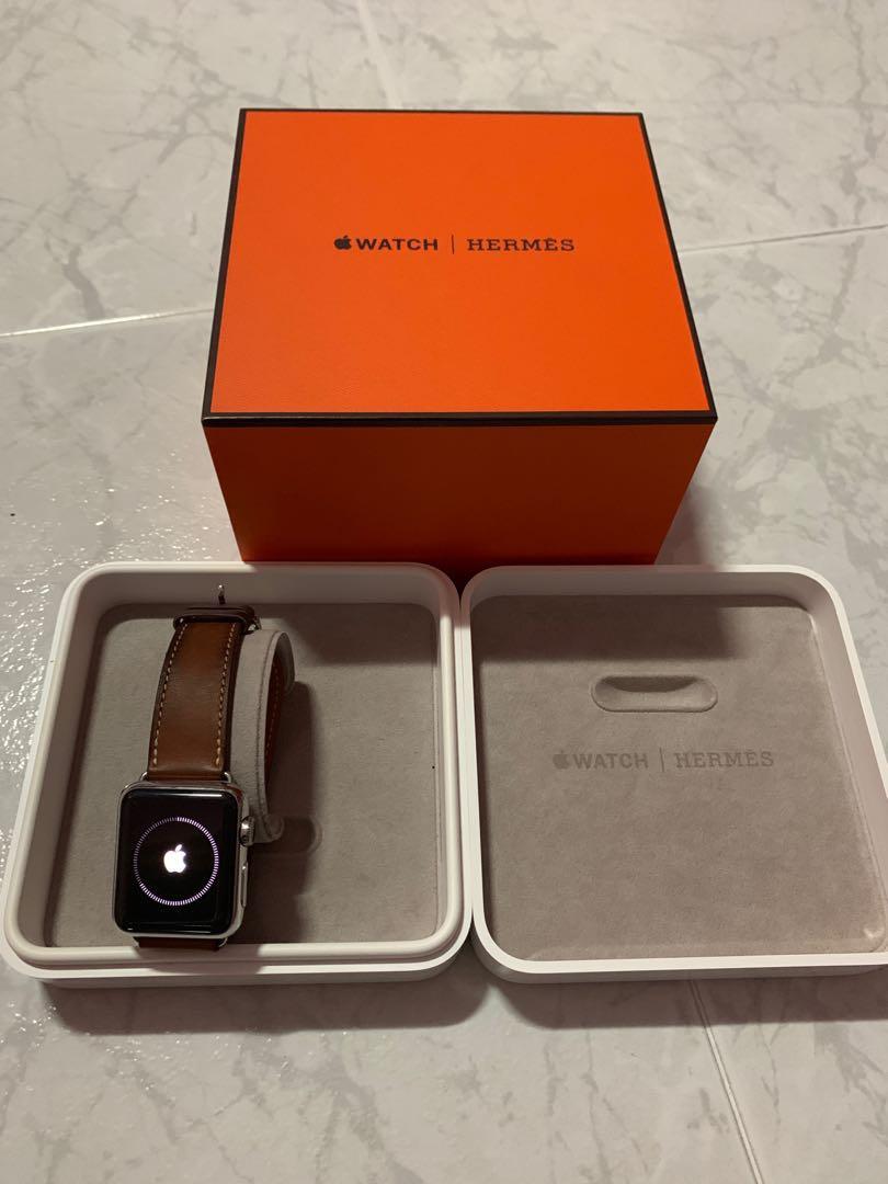 Hermes Apple Watch series 1 38mm, Luxury, Watches on Carousell