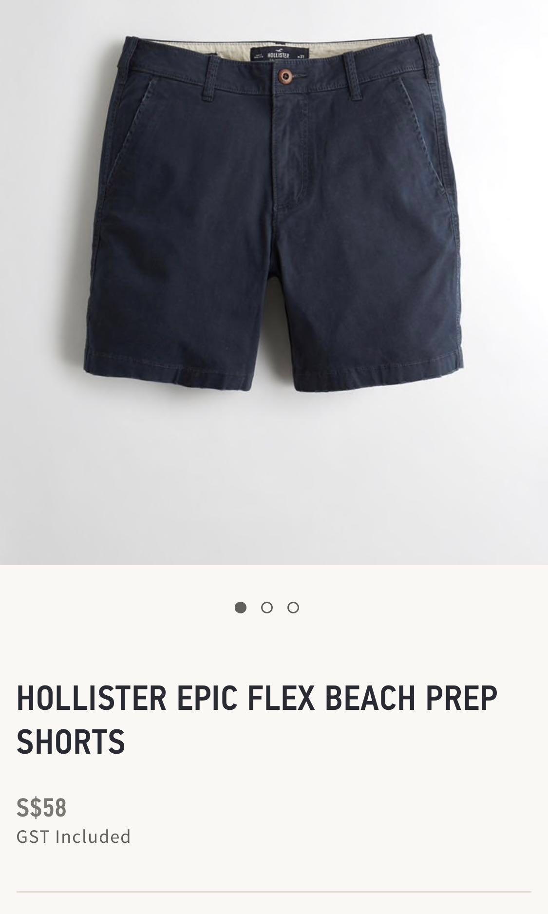 Hollister epic flex beach prep shorts discount