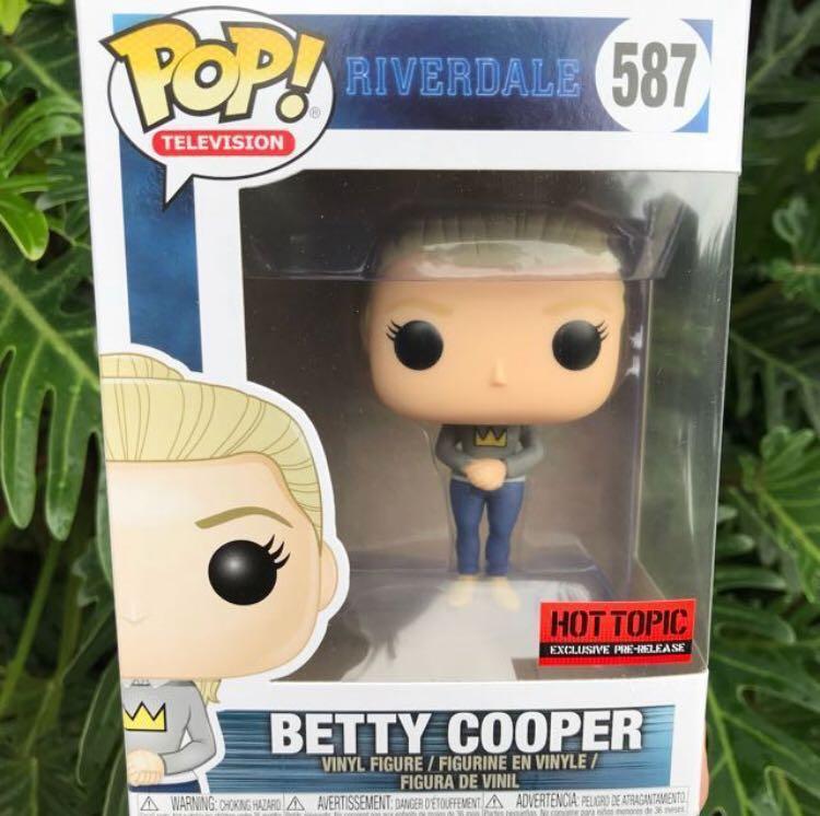 Hot Topic Pre Release Exclusive Betty Cooper Riverdale Funko Pop Netflix Toys Games Bricks Figurines On Carousell
