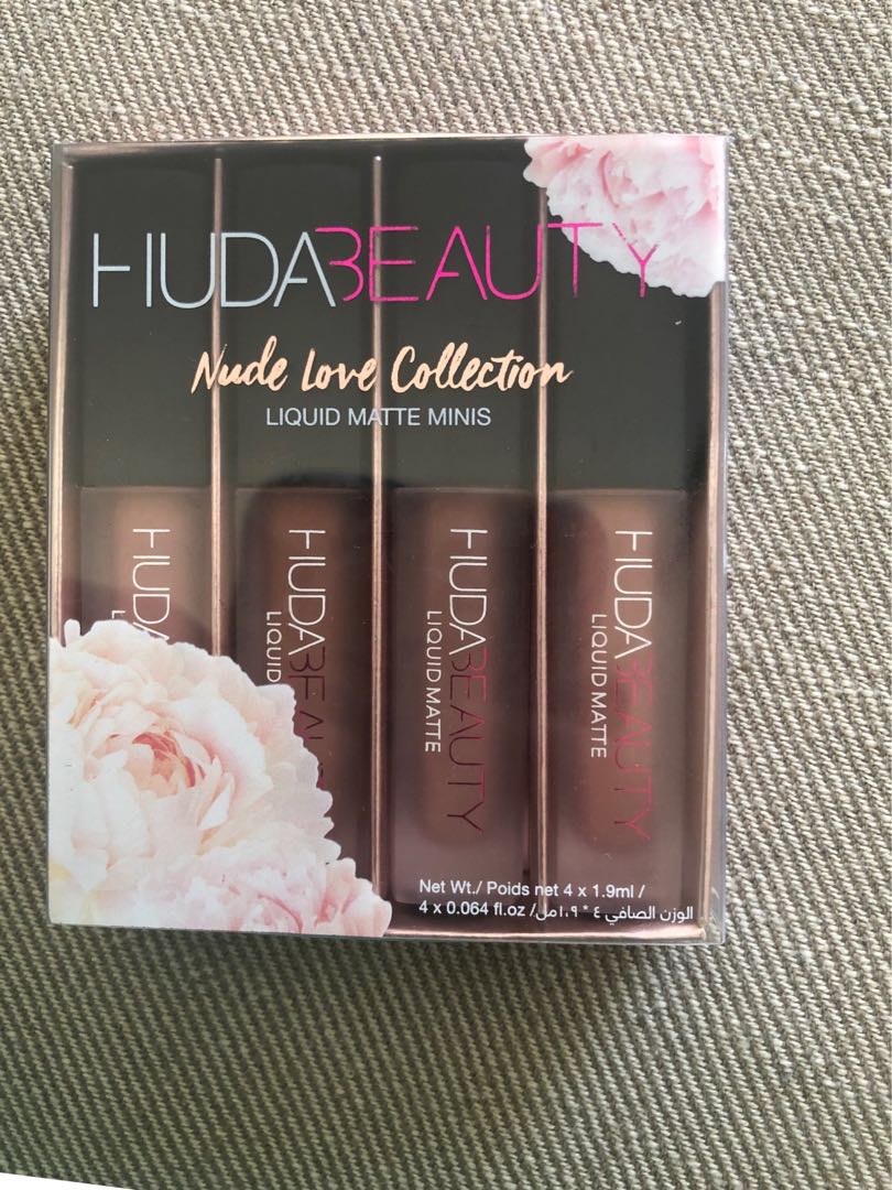 Huda Beauty Mini Liquid Lipstick The Nude Love Edition Matte Lip