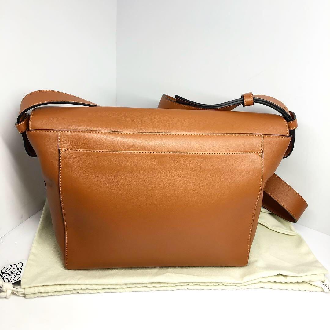 Loewe Brown Anton Sling Messenger Bag In 1729 Dkmoss