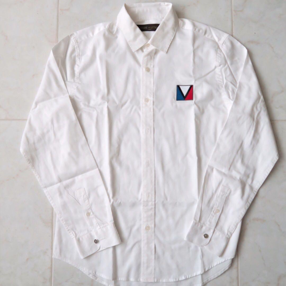 Louis Vuitton Men's White Cotton America's Cup Polo Shirt – Luxuria & Co.