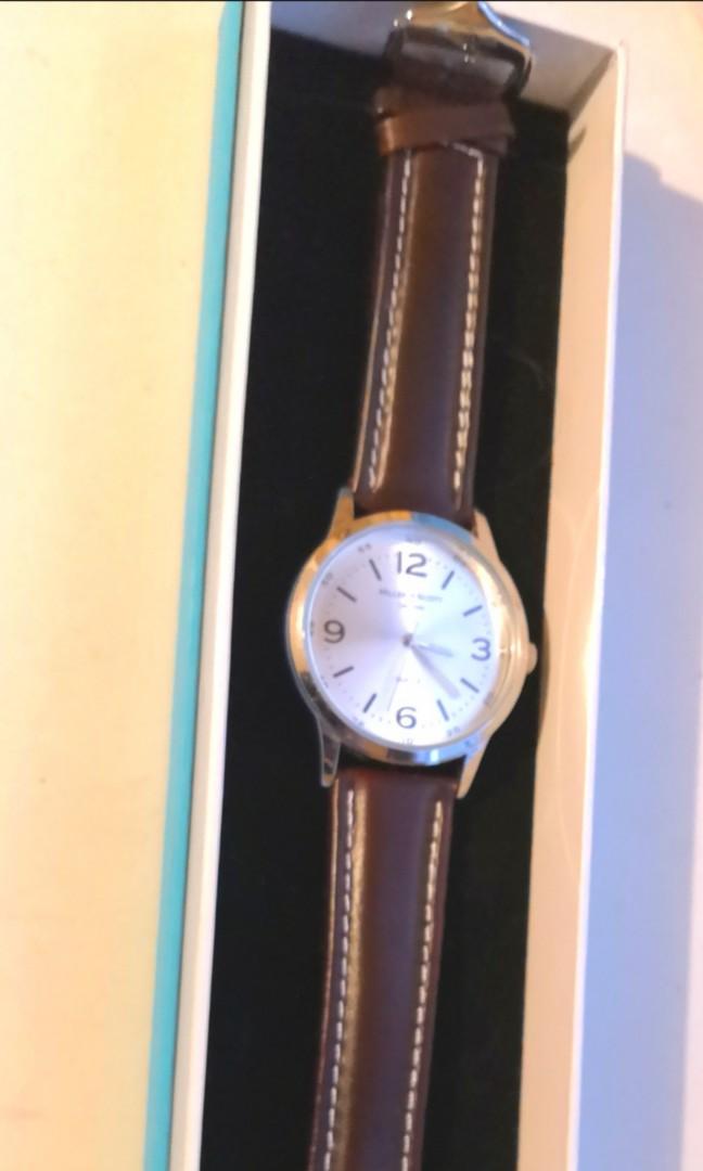 Miller Scott mens watch leather strap Carousell